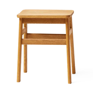 Angle Standard runder Hocker 45 cm - Eiche, Ø32x46 cm - Form & Refine