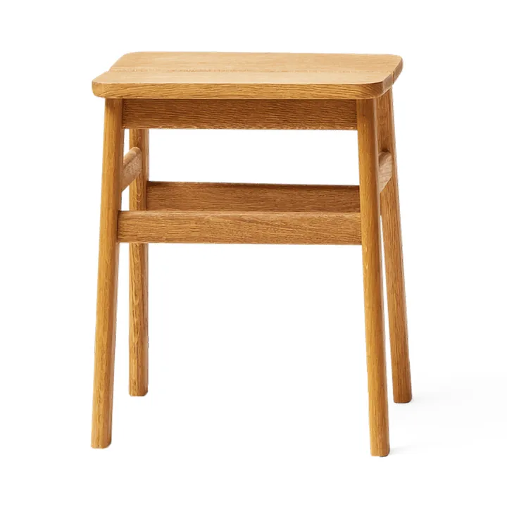 Angle Standard runder Hocker 45 cm - Eiche, Ø32x46 cm - Form & Refine