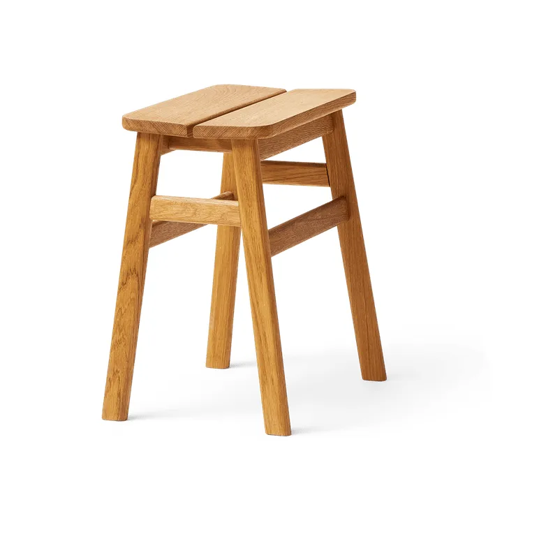 Angle Standard runder Hocker 45 cm, Eiche, Ø32x46 cm Form & Refine