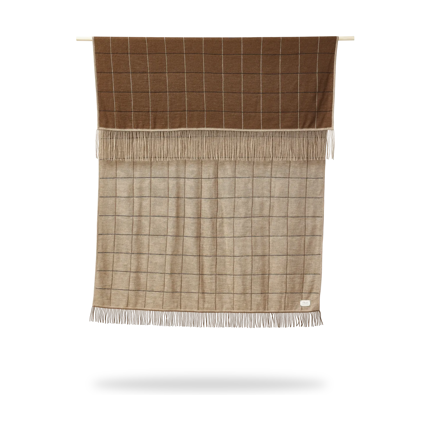 Aymara Decke 130x190 cm, New square brown Form & Refine