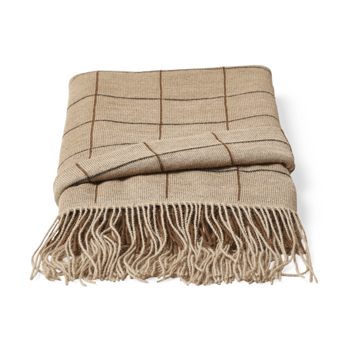 Aymara Decke 130x190 cm, New square brown Form & Refine