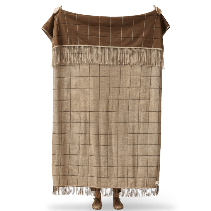 Aymara Decke 130x190 cm, New square brown Form & Refine