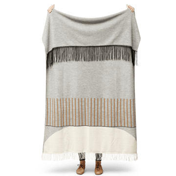 Aymara Decke 130x190 cm - Pattern grey - Form & Refine