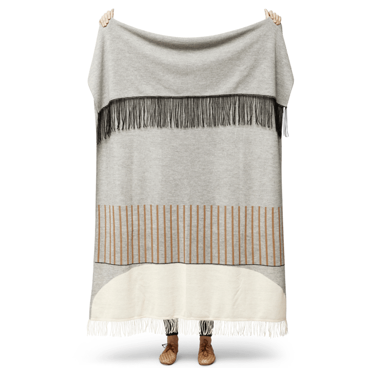 Aymara Decke 130x190 cm, Pattern grey Form & Refine