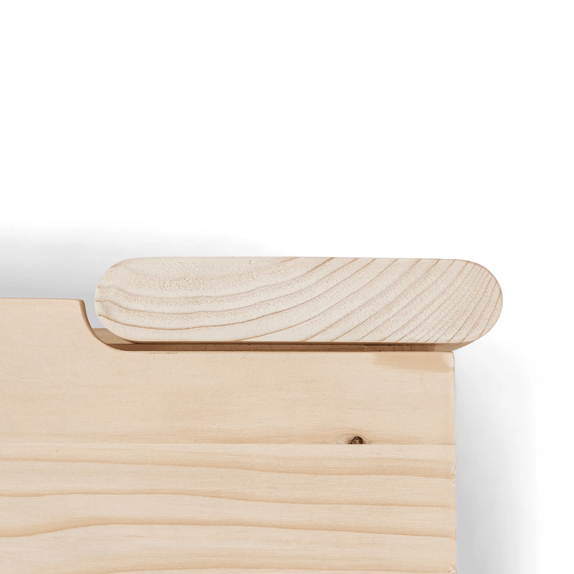 Beam Bank 112 cm, Kiefernholz Form & Refine