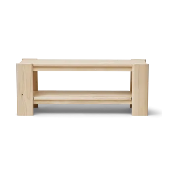 Beam Bank - Kiefernholz, 112 cm - Form & Refine
