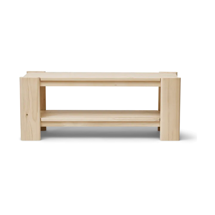 Beam Bank - Kiefernholz, 112 cm - Form & Refine