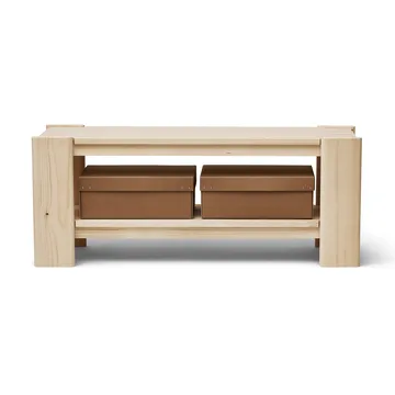 Beam Bank - Kiefernholz, 112 cm - Form & Refine