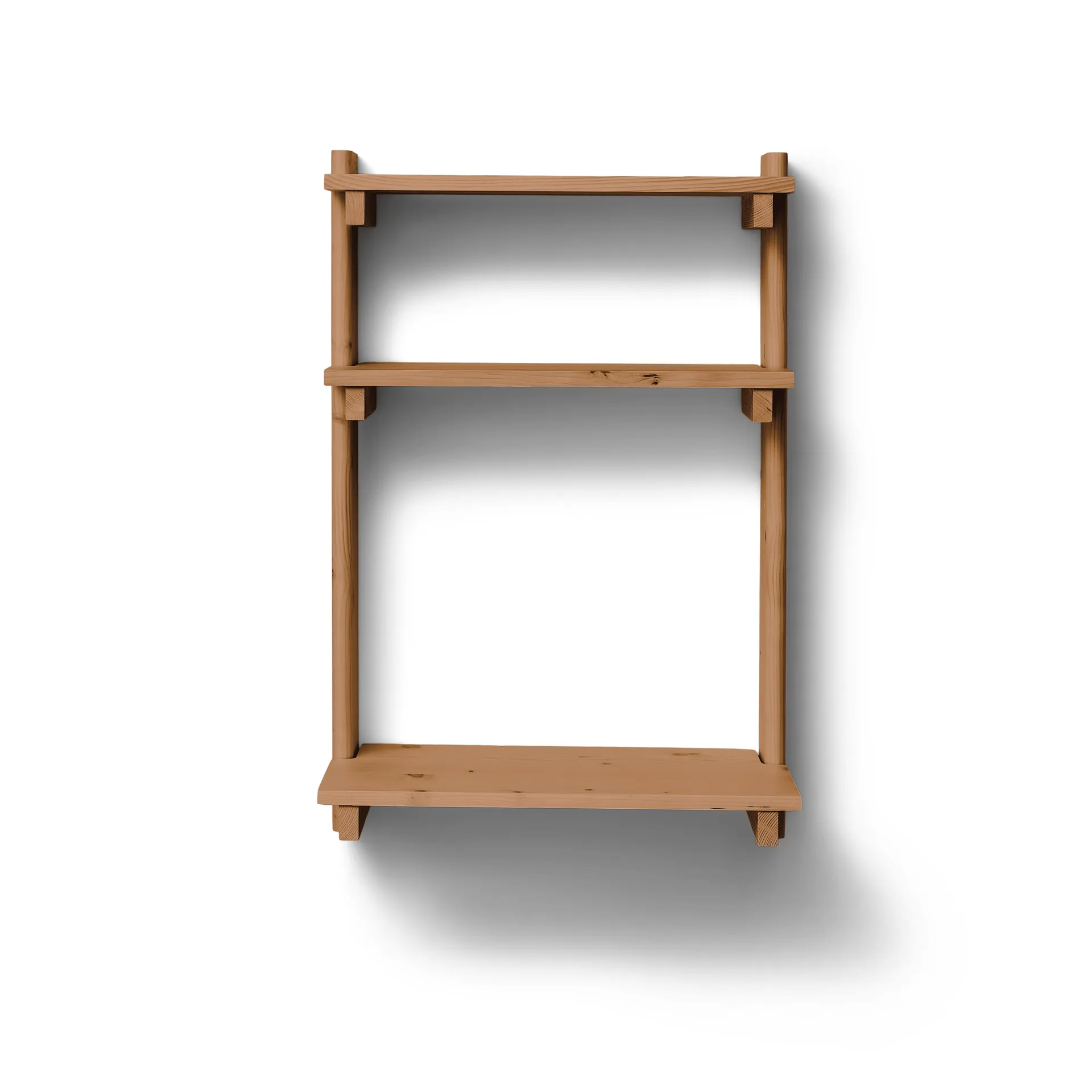 Beam Office Shelf Regal mit Schreibtisch, Deep brown pine, 60x90,5x40 cm Form & Refine