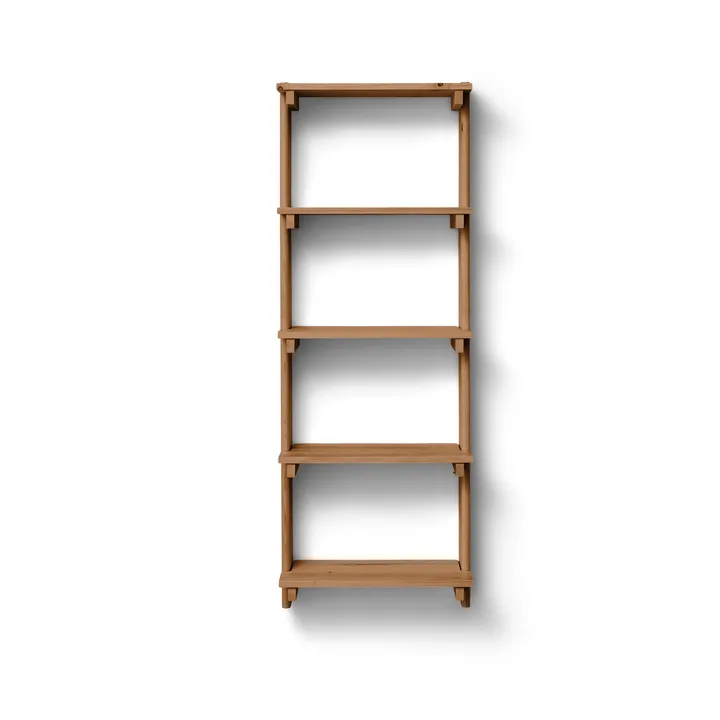 Beam Shelf Wandregal - Deep brown pine, 60x167x25 cm - Form & Refine