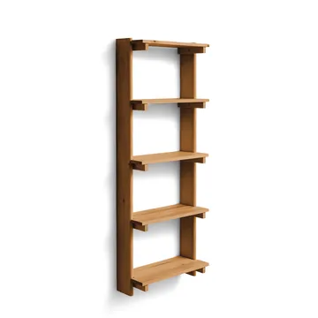 Beam Shelf Wandregal - Deep brown pine, 60x167x25 cm - Form & Refine