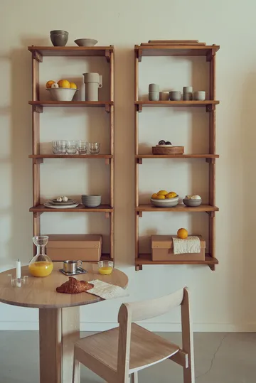 Beam Shelf Wandregal - Deep brown pine, 60x167x25 cm - Form & Refine