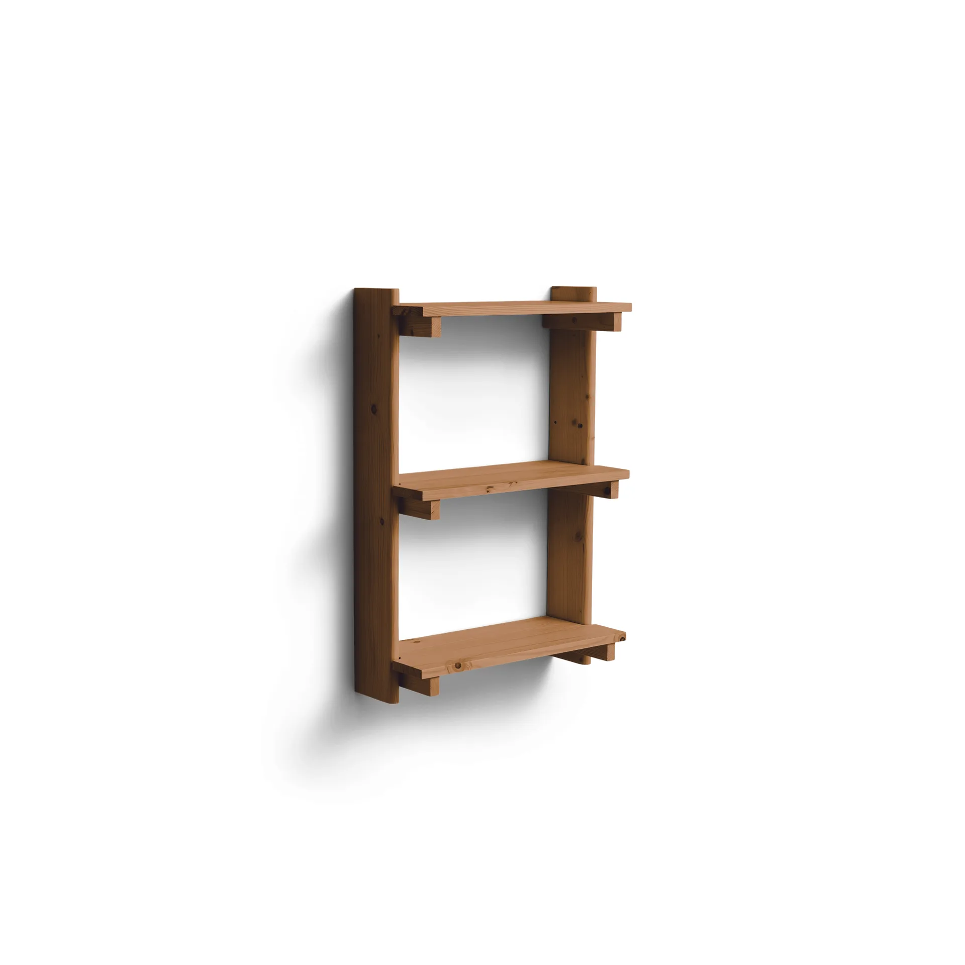Beam Shelf Wandregal, Deep brown pine, 60x90,5x25 cm Form & Refine