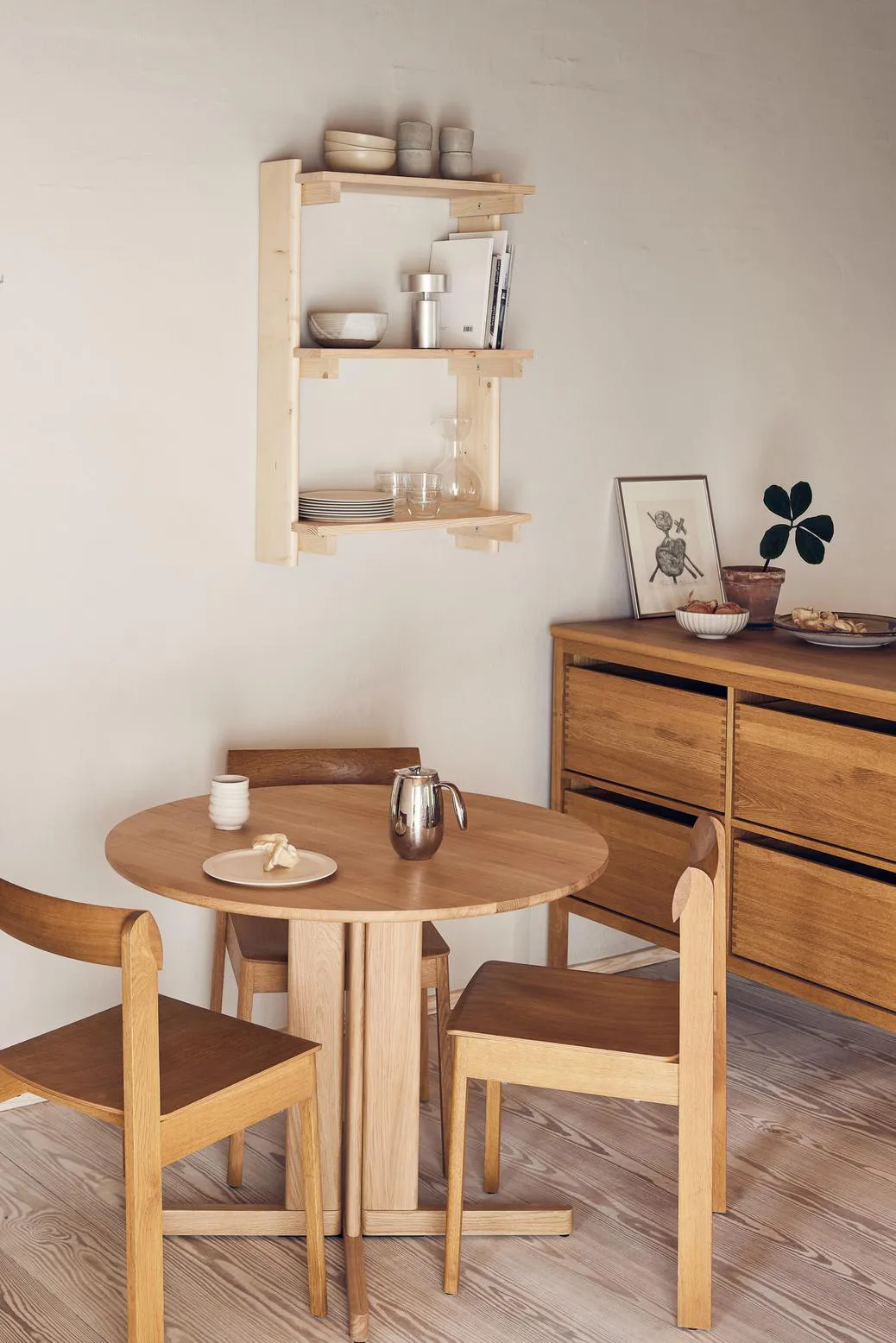 Beam Wandregal 3 Regal, Kiefernholz Form & Refine