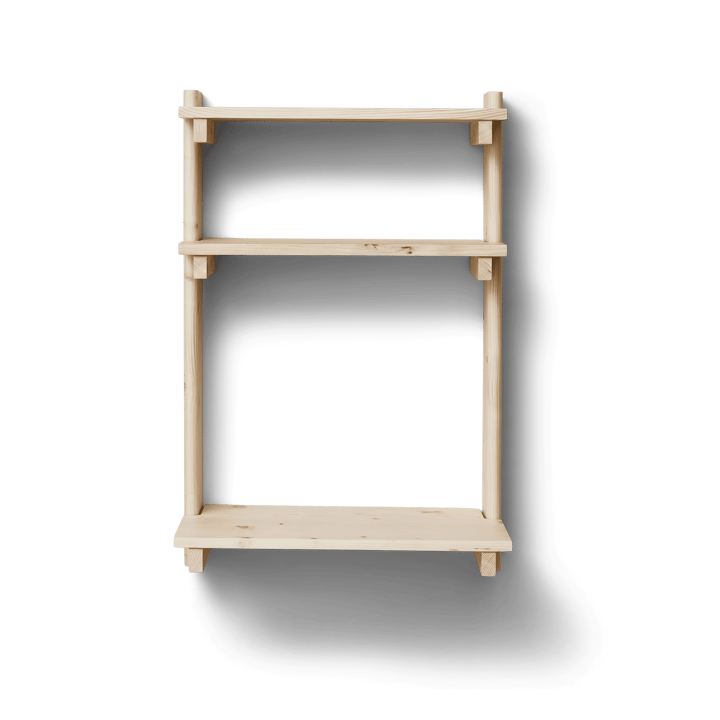 Beam Wandregal mit Schreibtisch - Kiefernholz - Form & Refine