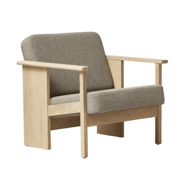 Block Loungestuhl - Weiß-eiche-Hallingdal 65-0227 - Form & Refine