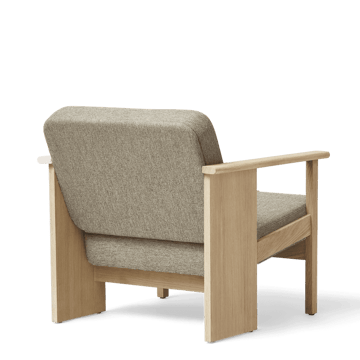 Block Loungestuhl - Weiß-eiche-Hallingdal 65-0227 - Form & Refine