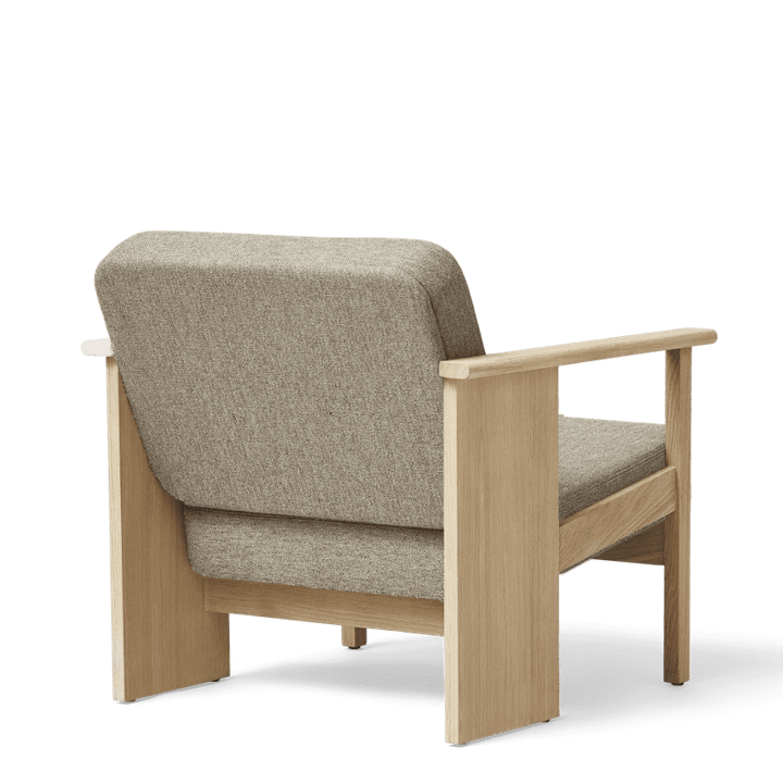 Block Loungestuhl, Weiß-eiche-Hallingdal 65-0227 Form & Refine