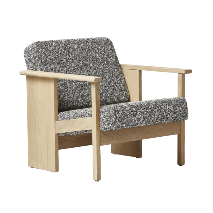 Block Loungestuhl - Weiß-eiche-Zero 0004 - Form & Refine