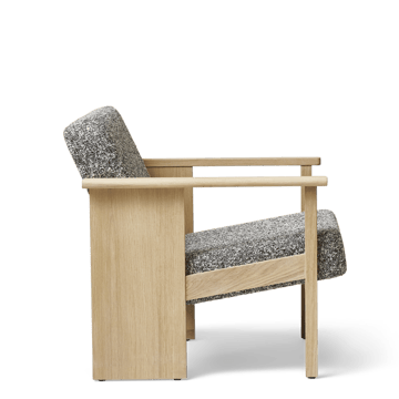 Block Loungestuhl - Weiß-eiche-Zero 0004 - Form & Refine
