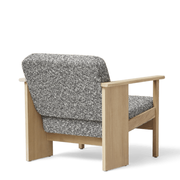 Block Loungestuhl - Weiß-eiche-Zero 0004 - Form & Refine