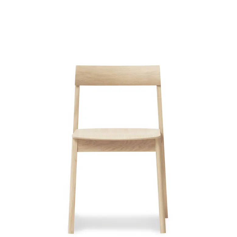 Blueprint Stuhl, Weiße Eiche Form & Refine