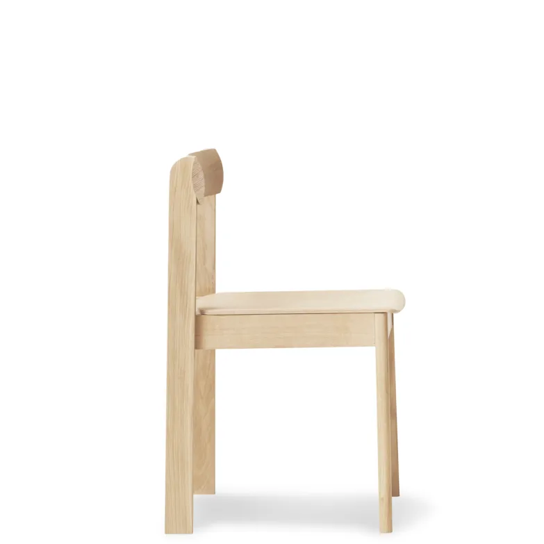 Blueprint Stuhl, Weiße Eiche Form & Refine
