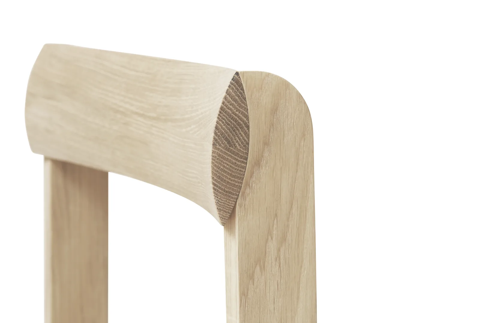 Blueprint Stuhl, Weiße Eiche Form & Refine