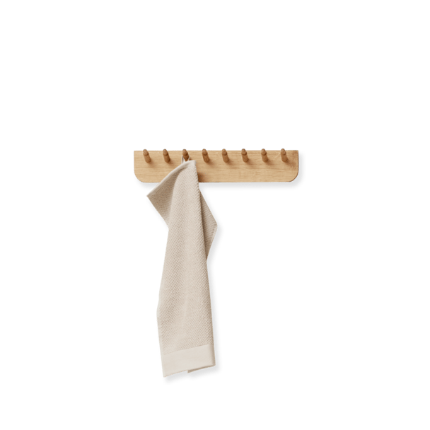 Echo Hakenleiste 40 cm, Weiße Eiche Form & Refine