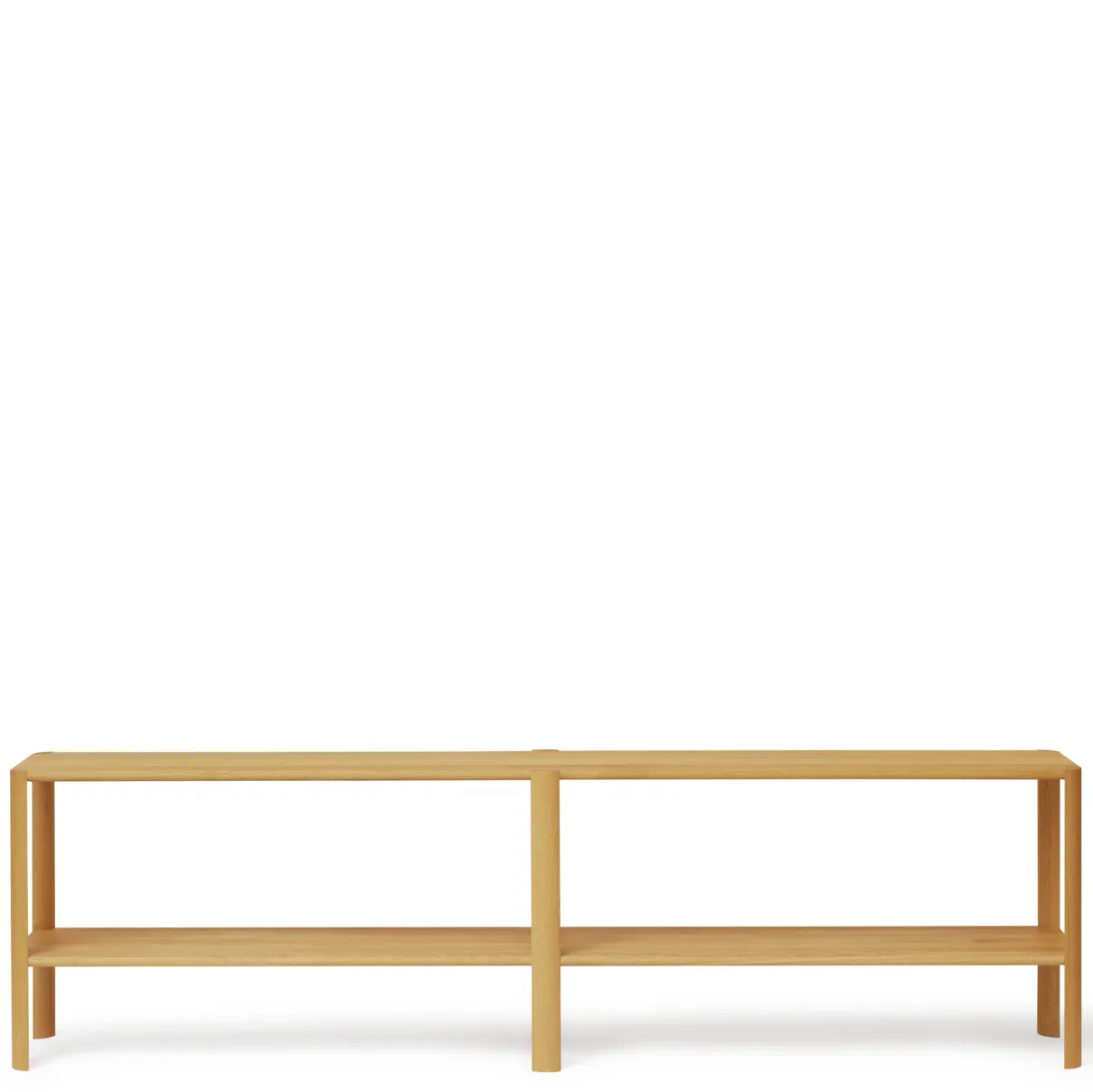 Leaf Regal 2 Ablagen 57x200 cm, Eiche Form & Refine