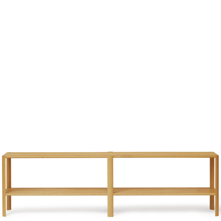 Leaf Regal 2 Ablagen 57x200 cm, Eiche Form & Refine