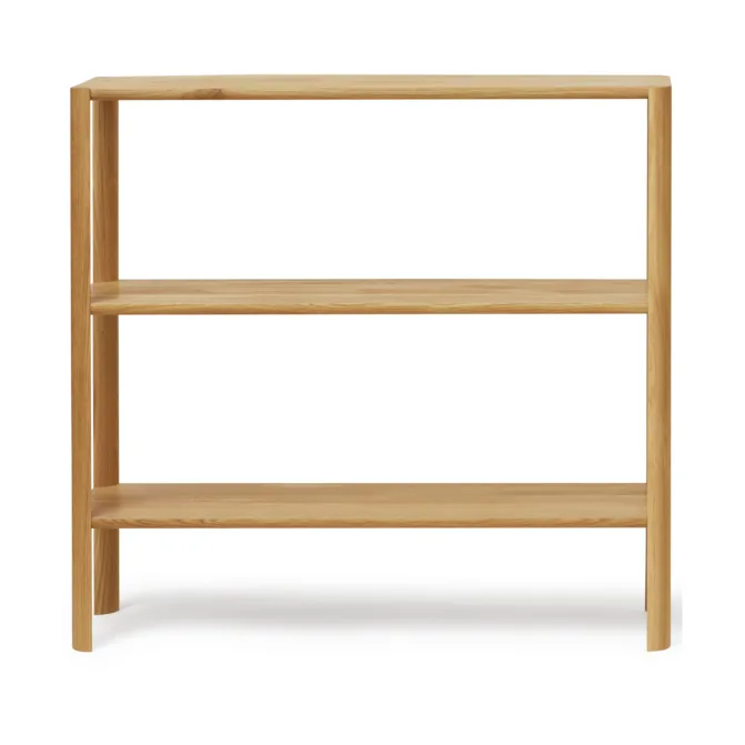 Leaf Regal 3 Ablagen 92x100 cm, Eiche Form & Refine