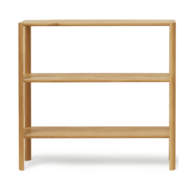 Leaf Regal 3 Ablagen 92x100 cm, Eiche Form & Refine