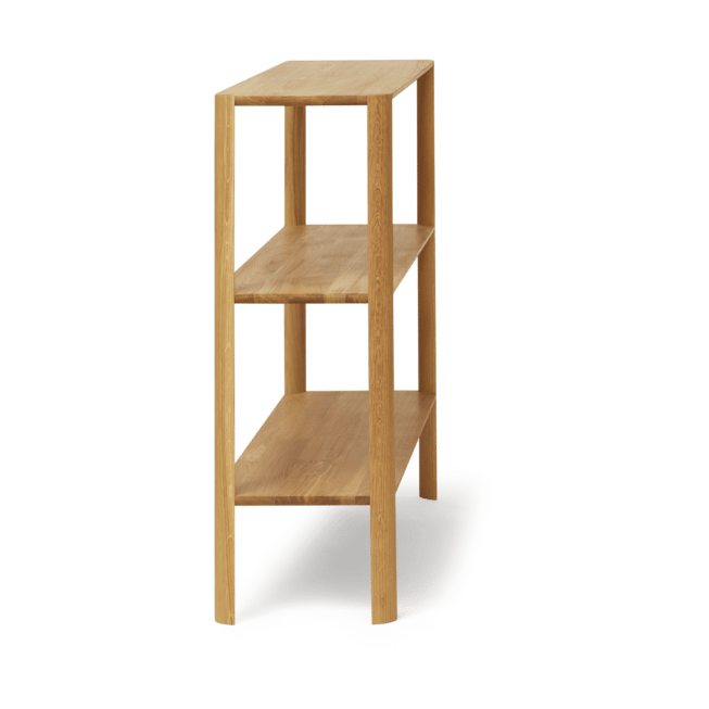 Leaf Regal 3 Ablagen 92x100 cm, Eiche Form & Refine
