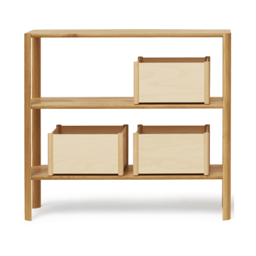 Leaf Regal 3 Ablagen 92x100 cm - Eiche - Form & Refine