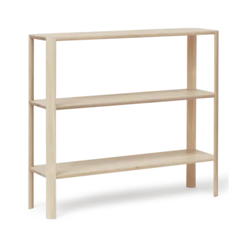 Leaf Regal 3 Ablagen 92x100 cm - Weiße Eiche - Form & Refine