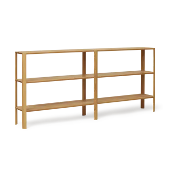 Leaf Regal 3 Ablagen 92x200 cm - Eiche - Form & Refine