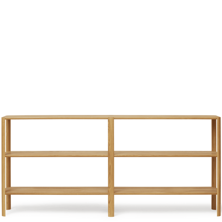 Leaf Regal 3 Ablagen 92x200 cm, Eiche Form & Refine