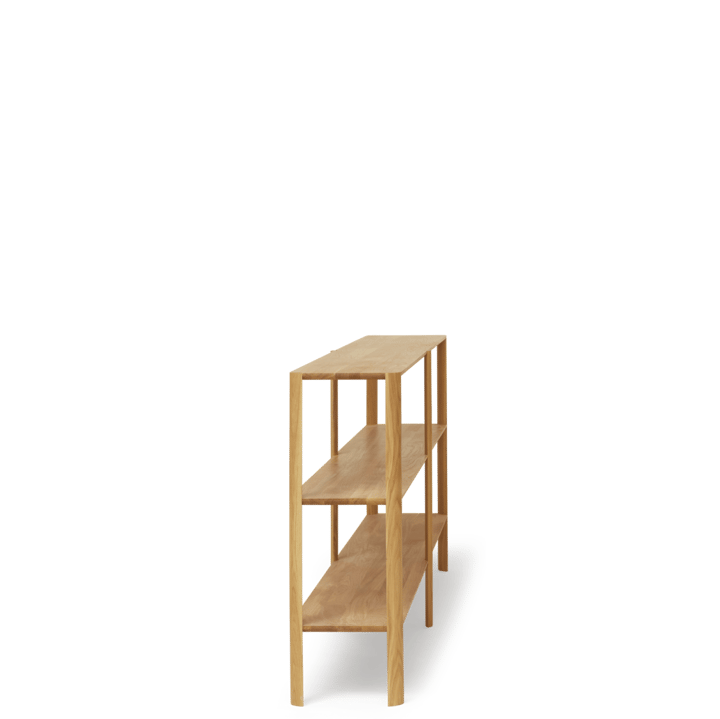 Leaf Regal 3 Ablagen 92x200 cm, Eiche Form & Refine