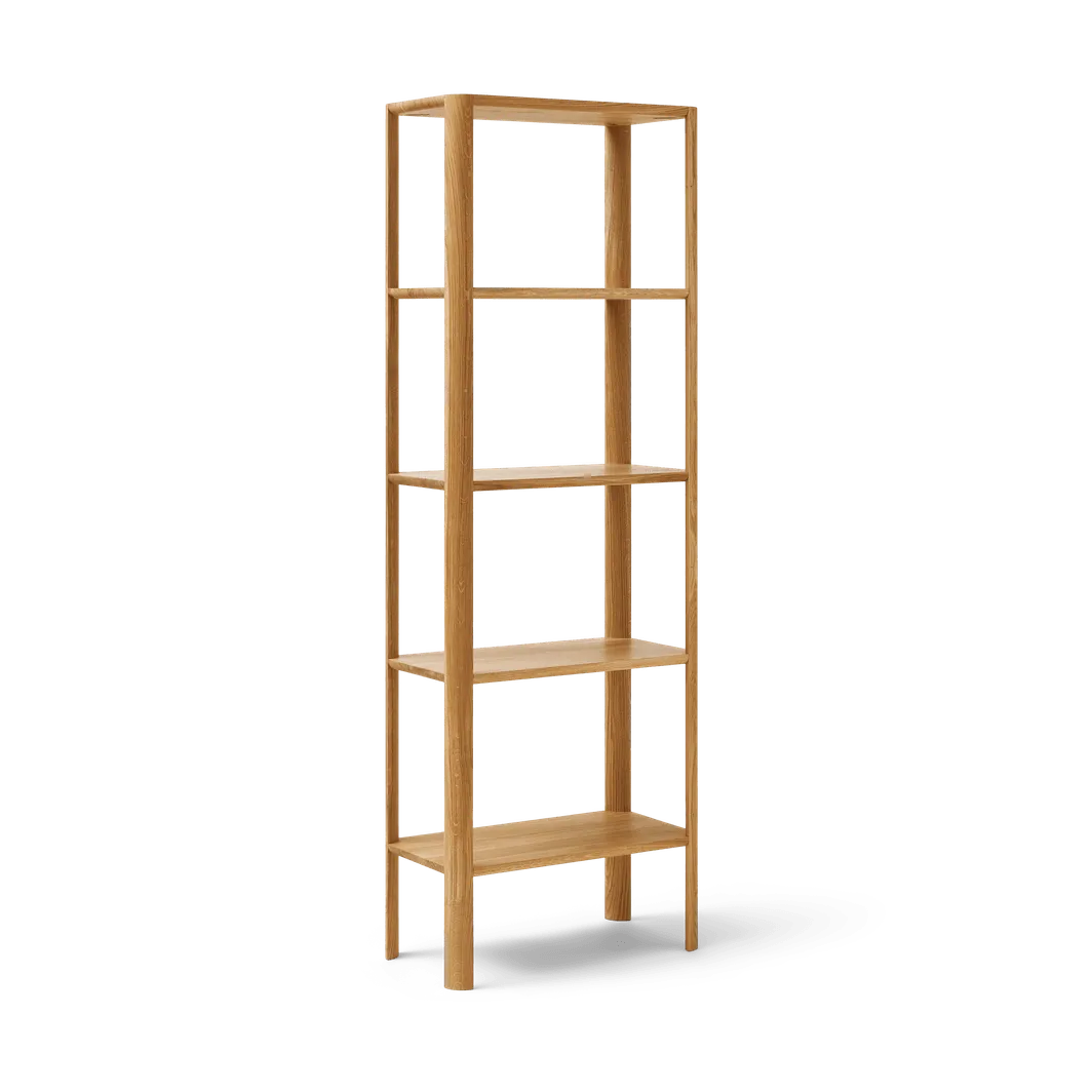 Leaf Regal 5 Ablagen 55x162 cm, Eiche Form & Refine