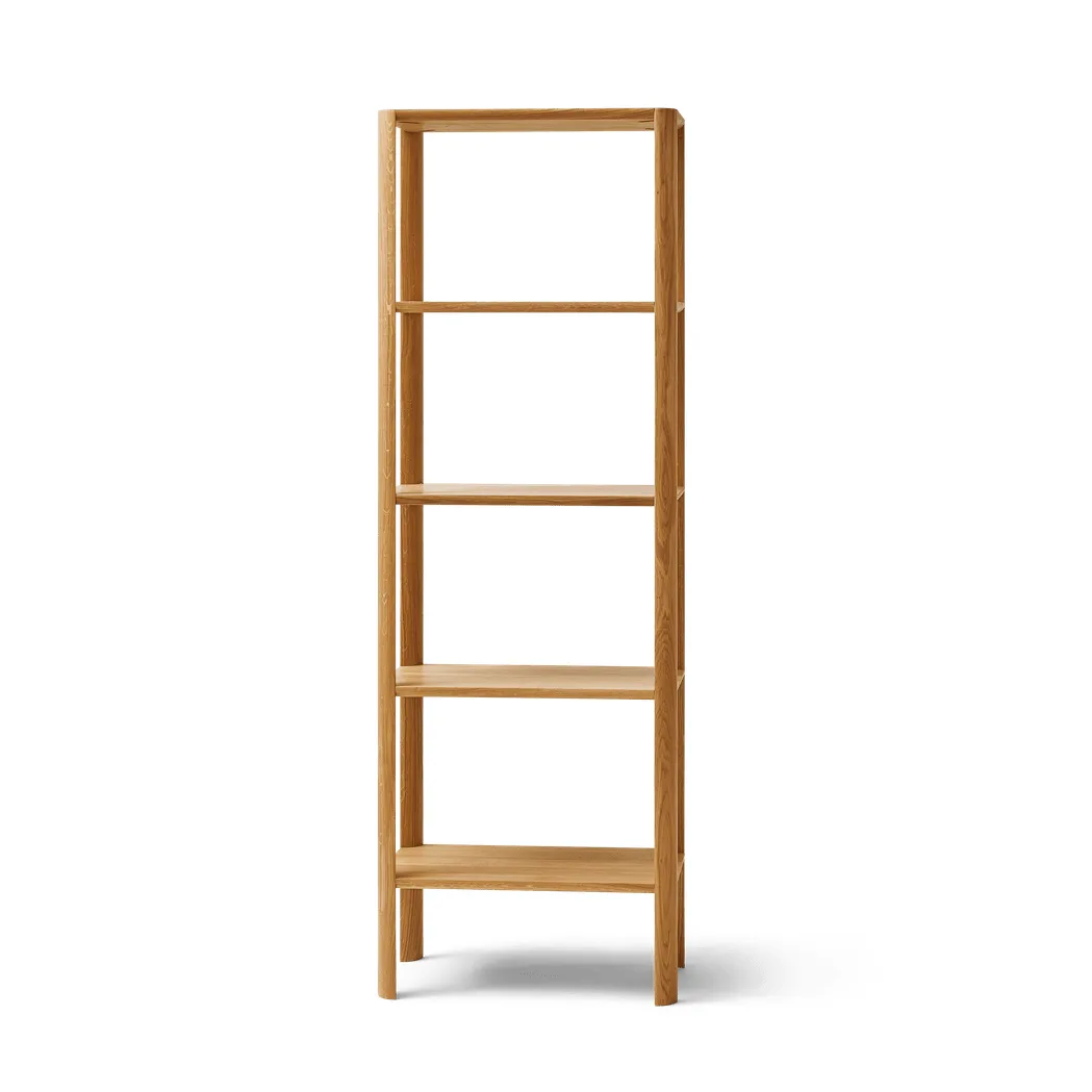 Leaf Regal 5 Ablagen 55x162 cm, Eiche Form & Refine