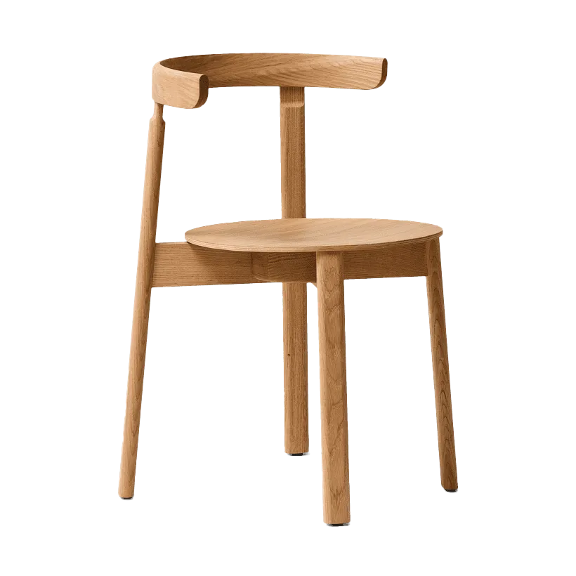 Lunar Stuhl, Eiche Form & Refine