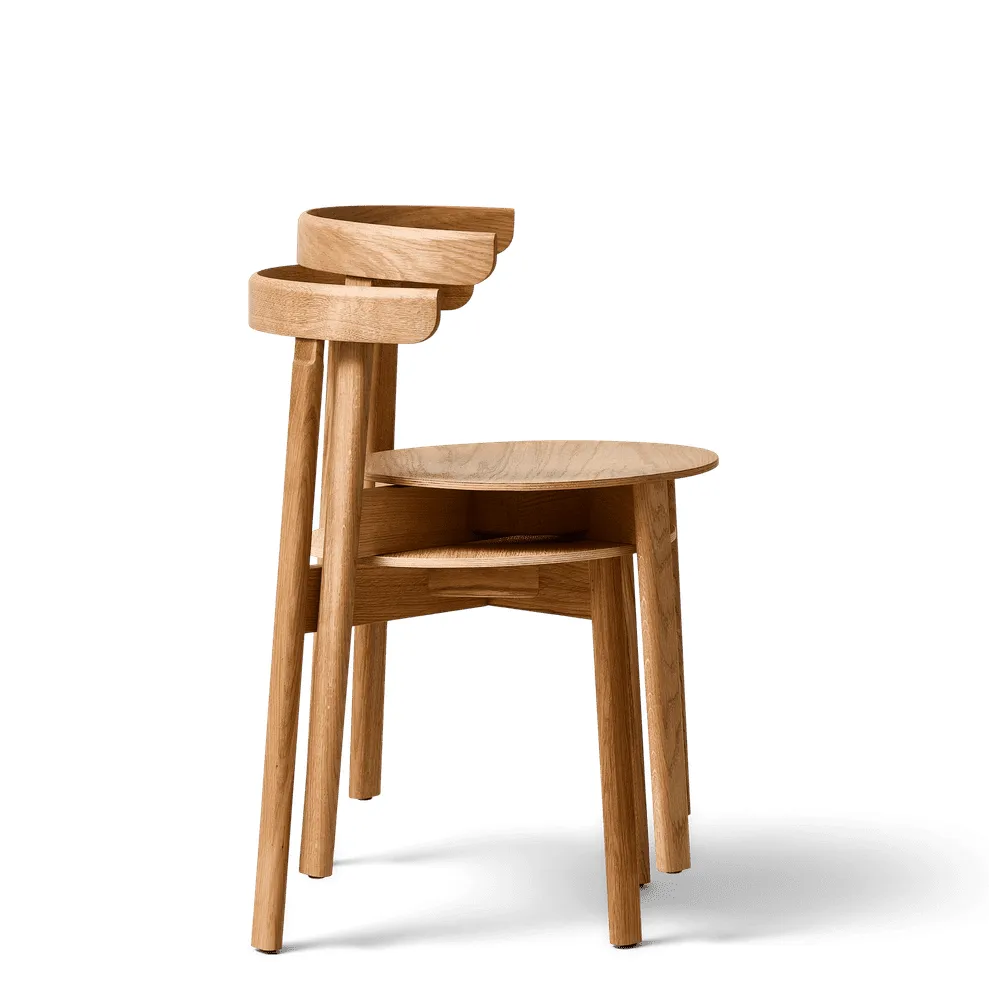 Lunar Stuhl, Eiche Form & Refine