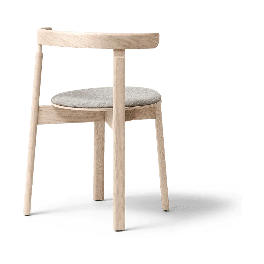 Lunar Stuhl, Weiß-eiche-Hallingdal 65-0227 Form & Refine