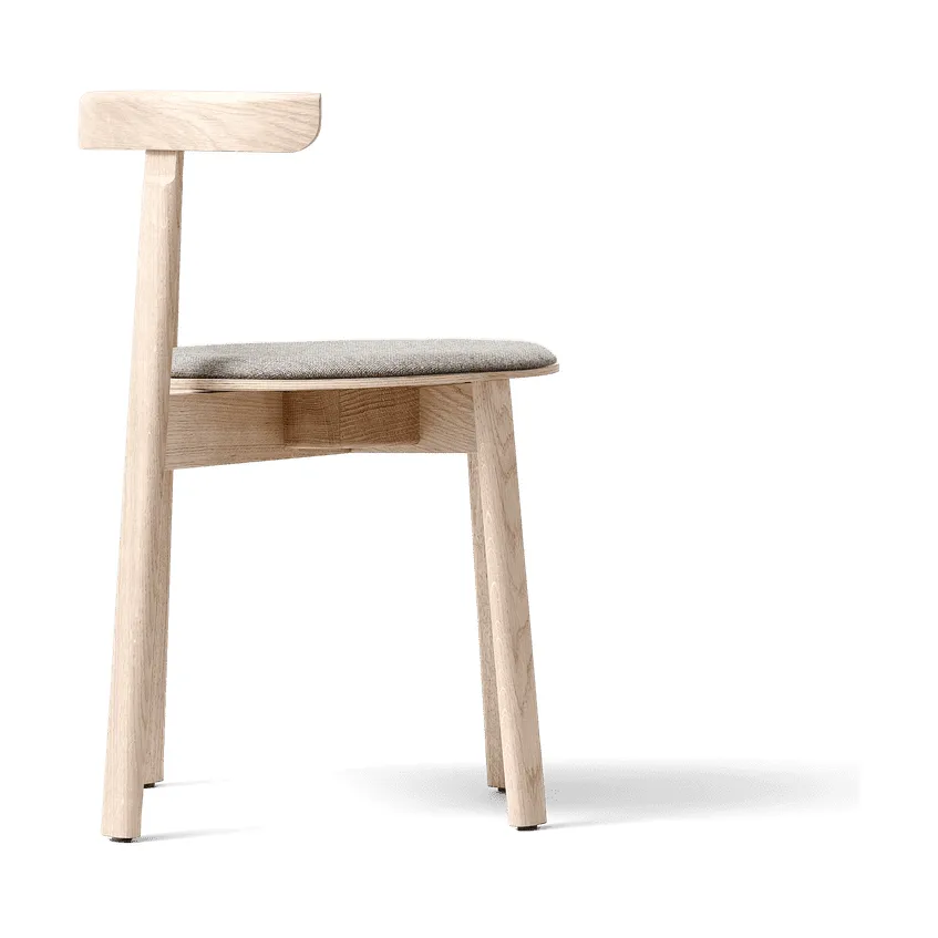 Lunar Stuhl, Weiß-eiche-Hallingdal 65-0227 Form & Refine