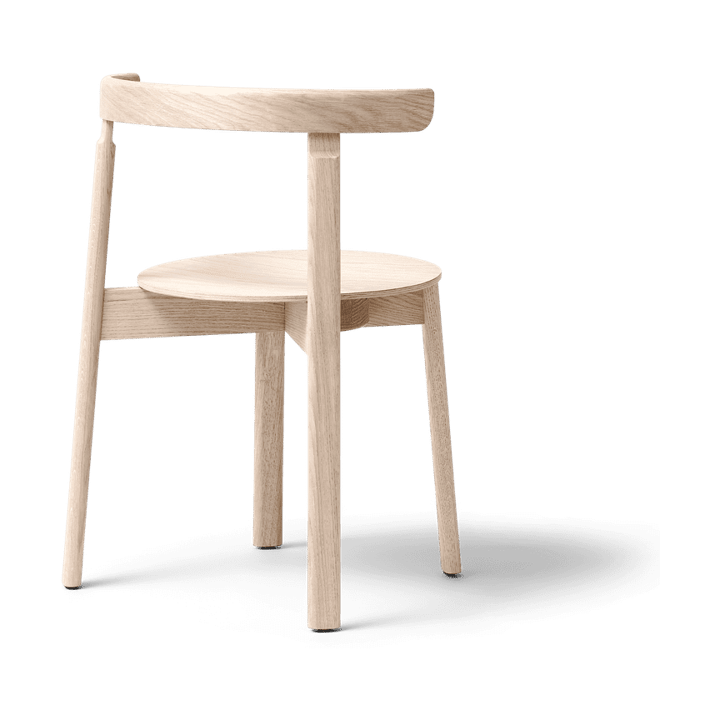 Lunar Stuhl, Weiße Eiche Form & Refine
