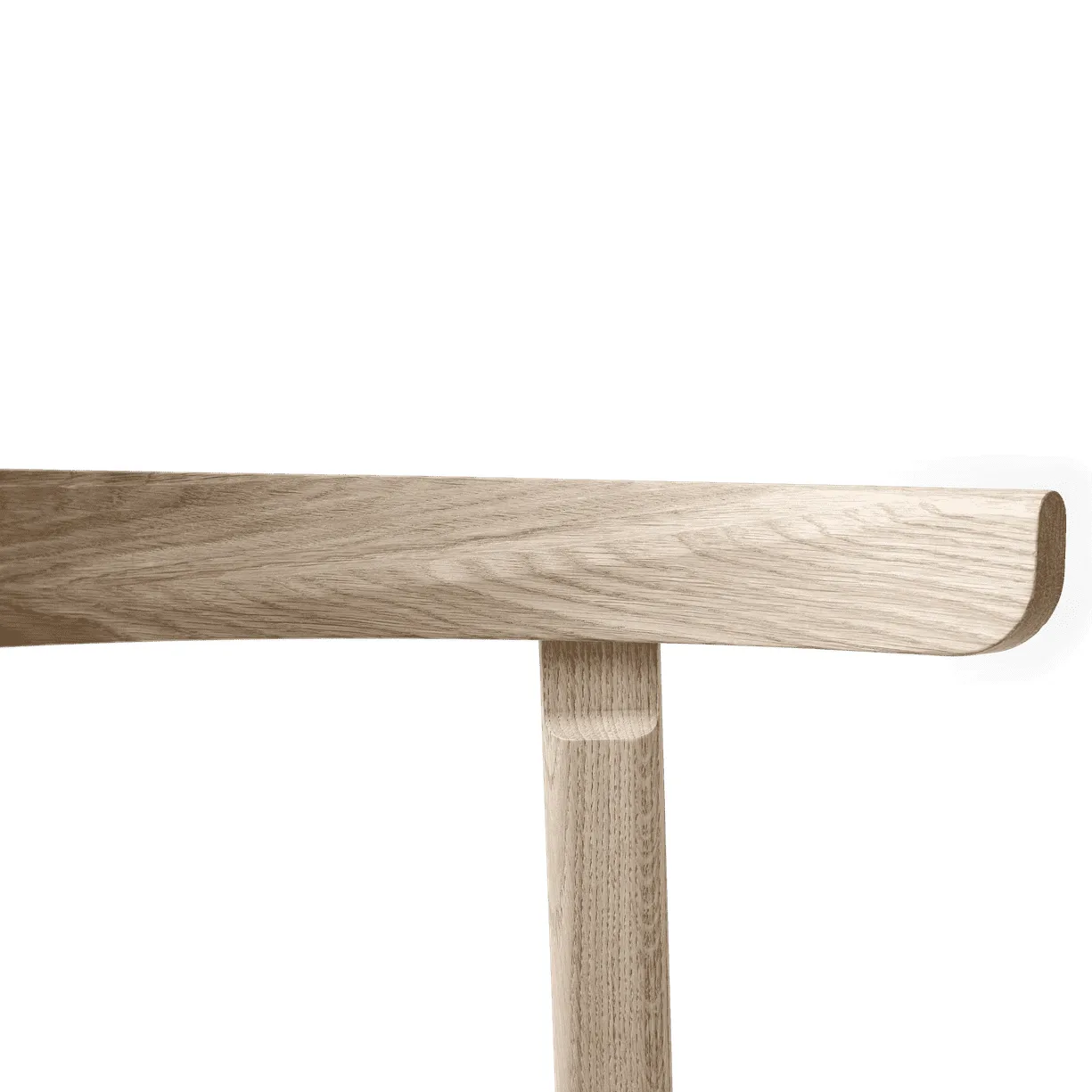 Lunar Stuhl, Weiße Eiche Form & Refine