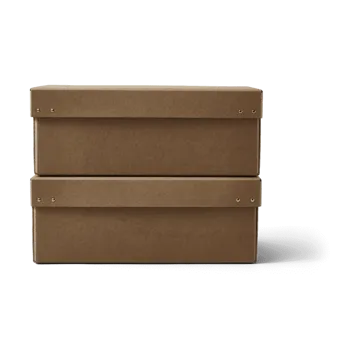 Ordinary Aufbewahrungsbox im 2-teilig-Pack - Brown - Form & Refine