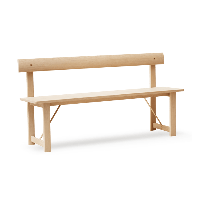 Position Bank 155 cm, Eiche-Messing Form & Refine