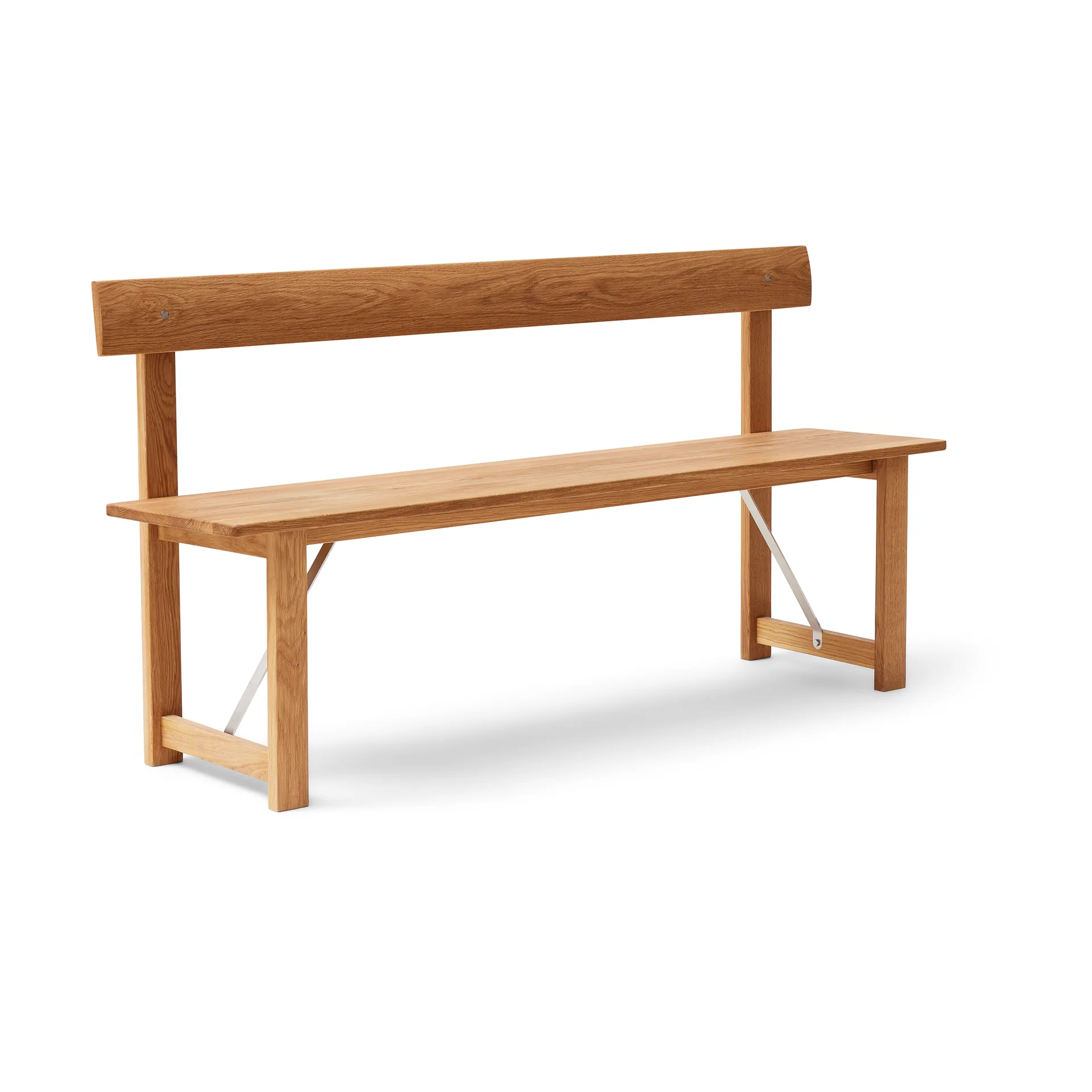 Position Bank 155 cm, Eiche-stahl Form & Refine